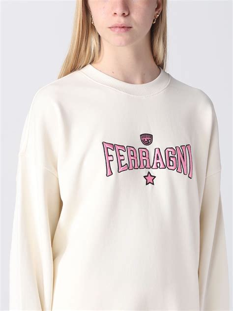 felpa fendi di pelo chiara ferragni|Felpa Chiara Ferragni .